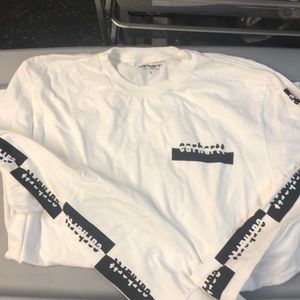 Men’s white Large Cathcart long sleeve tee